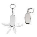 4-in-1 Multifunctional Promotional Knife Keychain